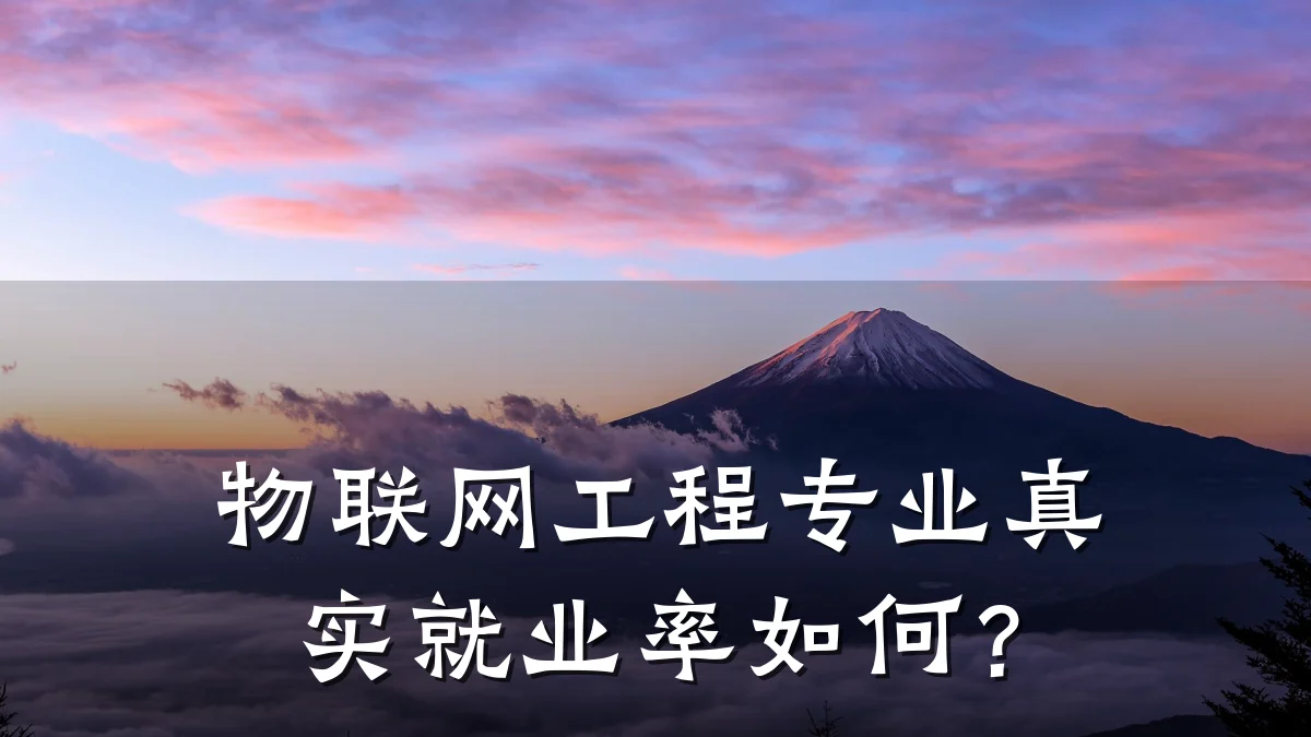 物联网工程专业真实就业率如何？