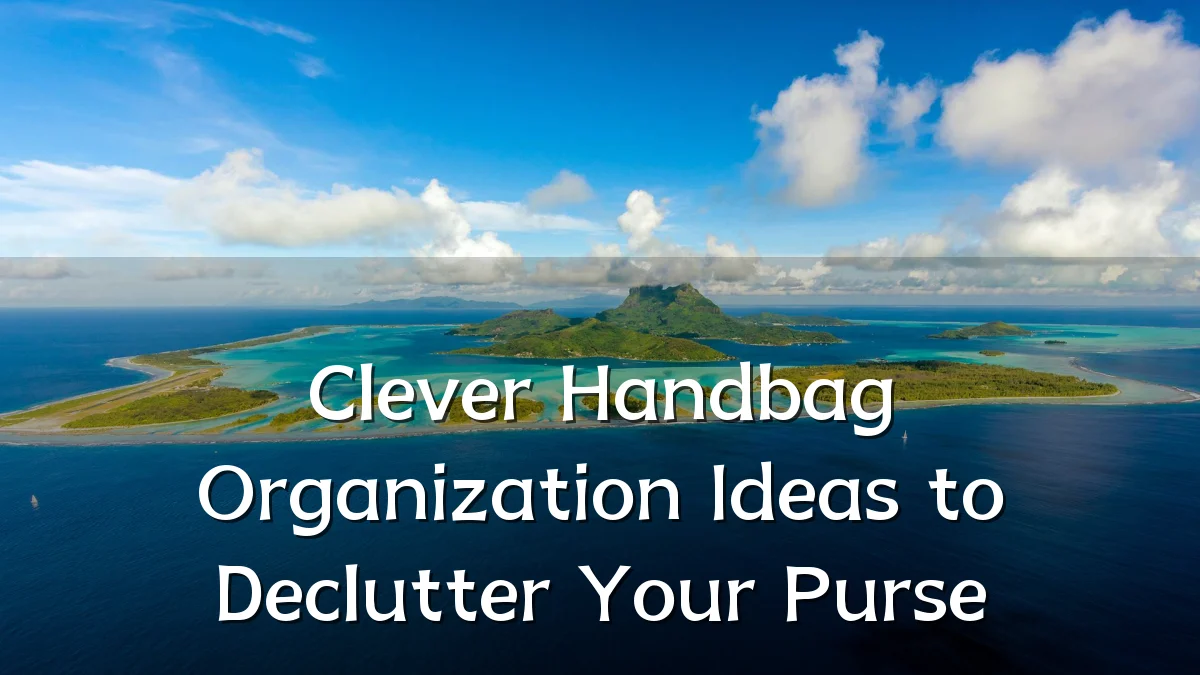 Clever Handbag Organization Ideas to Declutter Your Purse