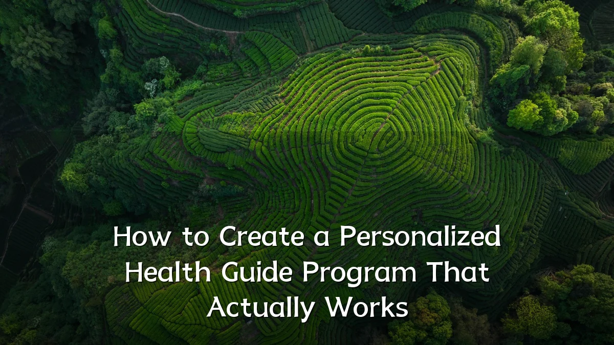 How to Create a Personalized Health Guide Program That Actually Works