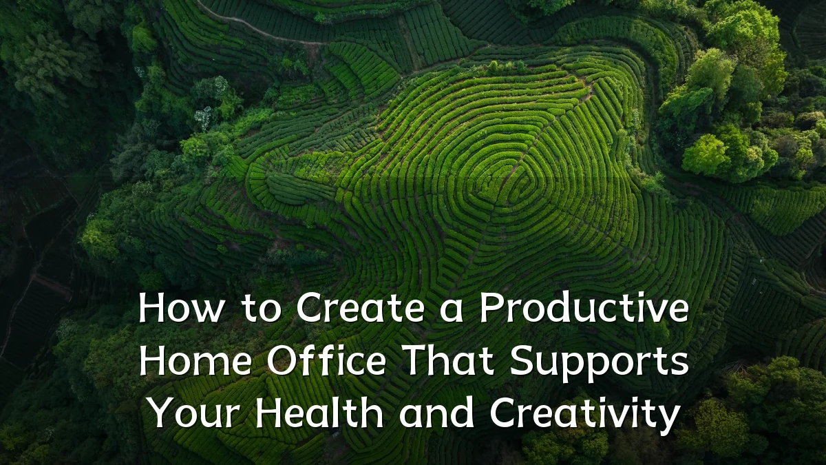 How to Create a Productive Home Office That Supports Your Health and Creativity