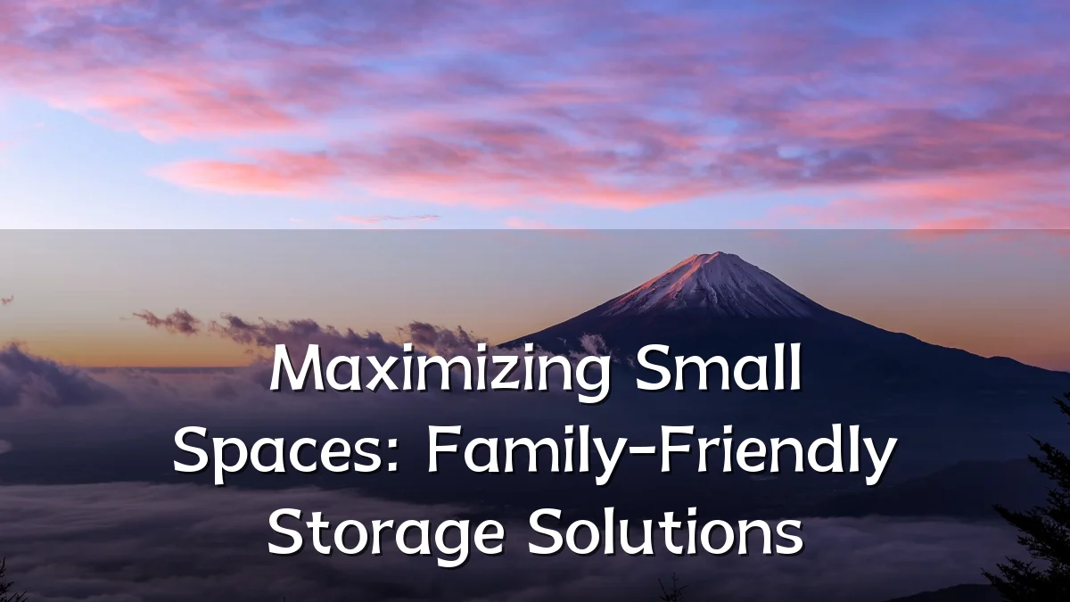 Maximizing Small Spaces: Family-Friendly Storage Solutions