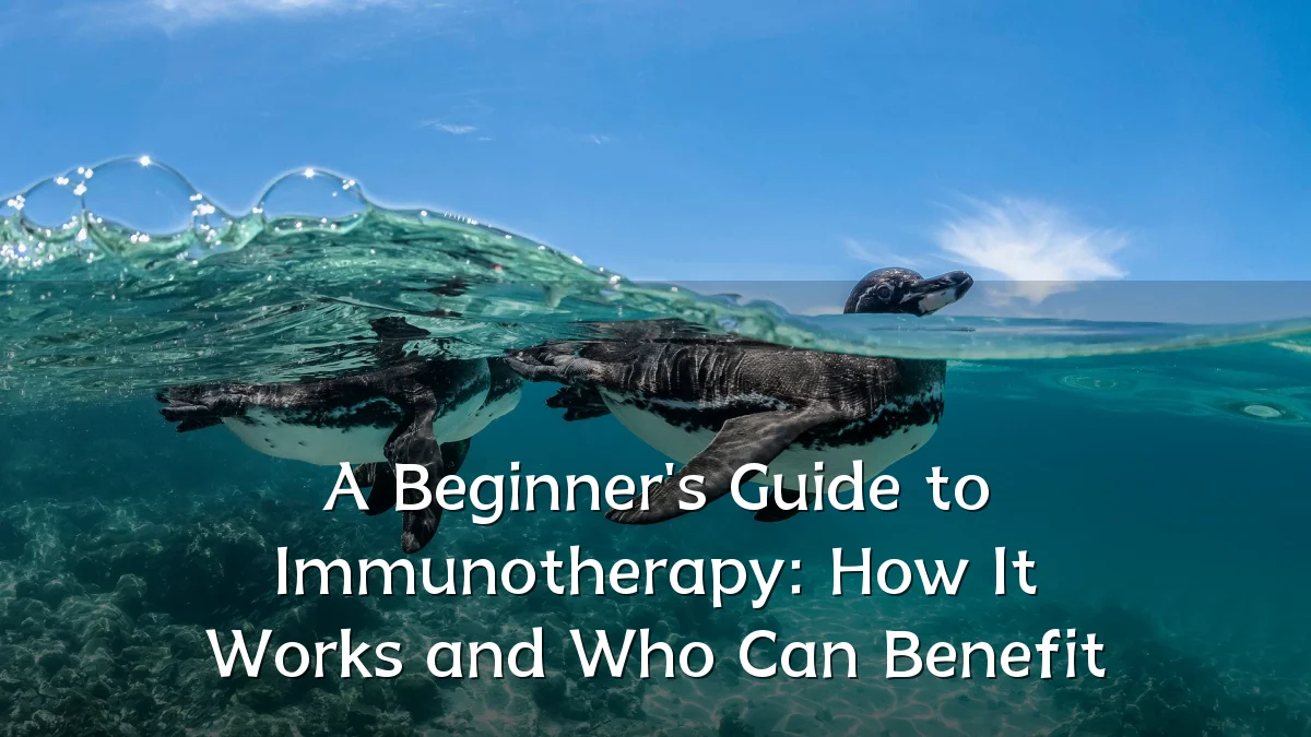 A Beginner's Guide to Immunotherapy: How It Works and Who Can Benefit