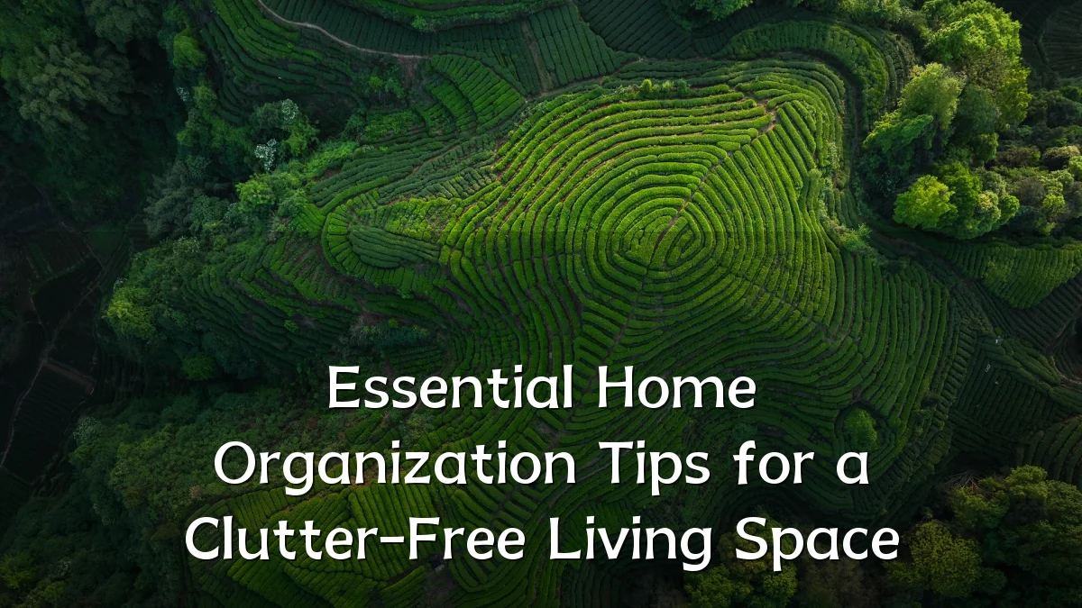 Essential Home Organization Tips for a Clutter-Free Living Space