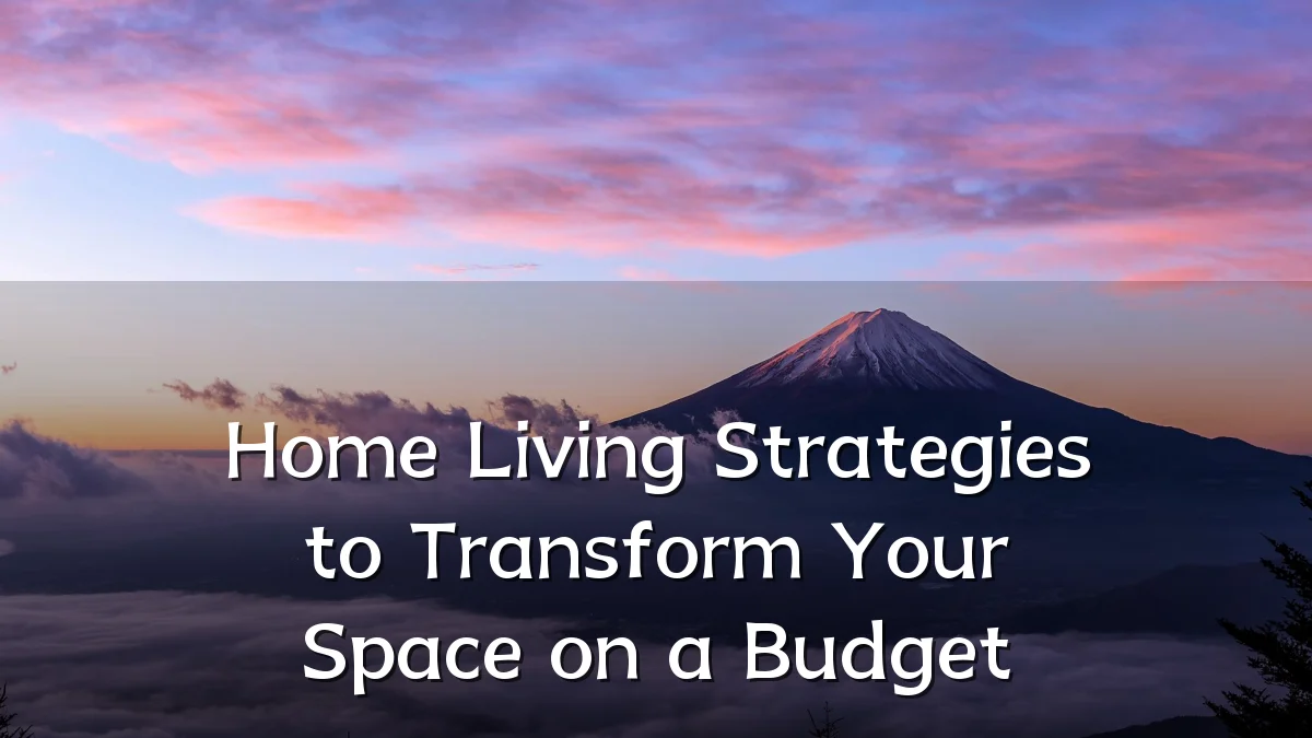 Home Living Strategies to Transform Your Space on a Budget
