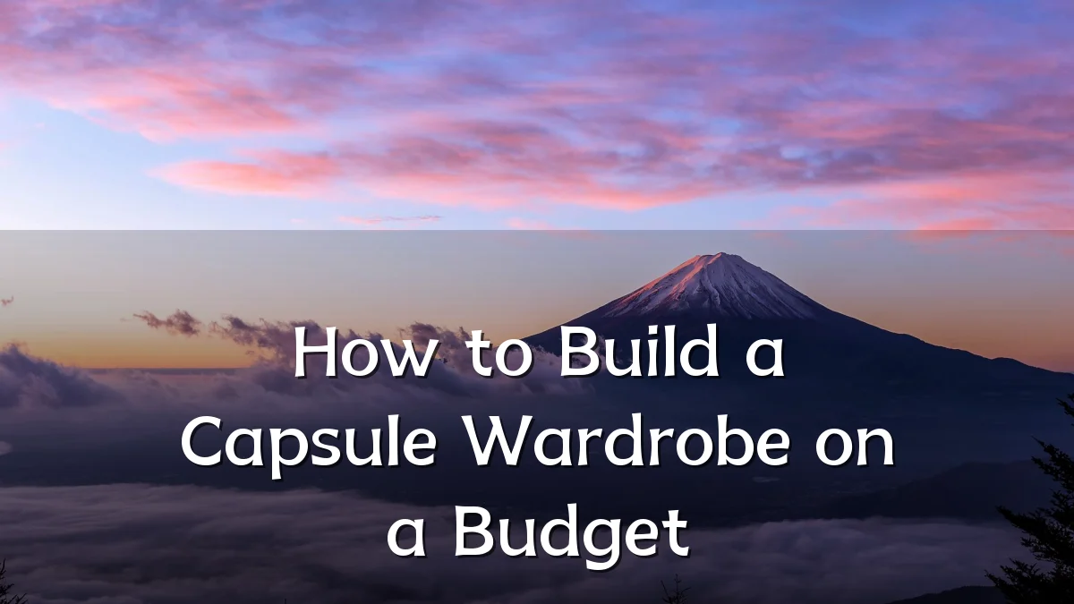 How to Build a Capsule Wardrobe on a Budget