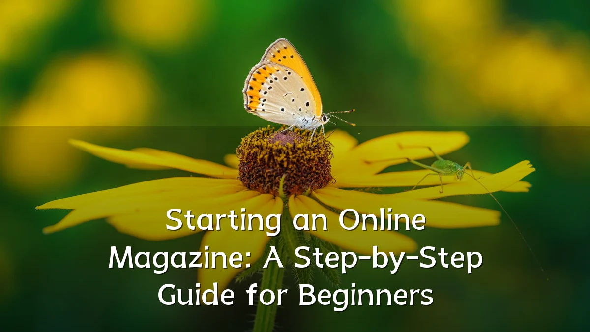 Starting an Online Magazine: A Step-by-Step Guide for Beginners